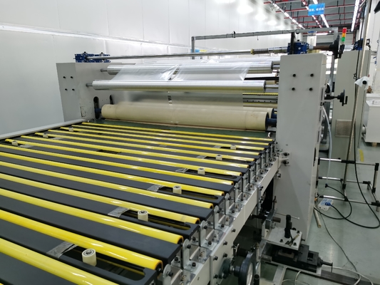 Μηχανή στρώσης ταινιών 380V/50HZ τάσης με 0-100m/min Μεταμόσχευση υψηλής ταχύτητας