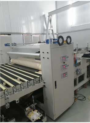 Εικόνα από χαρτόνι ή πλαστικό ή γυαλί 360-410V/50HZ Μηχάνημα laminating ταινία τάσης με 6300*1550*1200mm συνολική διάσταση