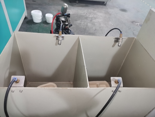 1100mm * 410mm * 1100mm Μηχανή ψεκασμού επίστρωσης για δοχεία με χαρτοπολτό τροφίμων