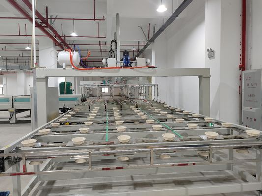 Μηχανή περιστροφικής επικάλυψης 24 Σταθμός εργασίας για τη βιομηχανία συσκευασίας τροφίμων