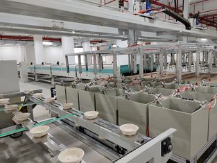 High-Speed Spin Coating Production Line for Pulp Mold Waterproofing | Tailored Configuration