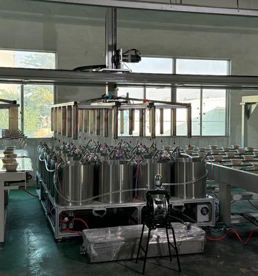 Μακροχρόνια διάρκεια ζωής Μηχανή επικάλυψης ρομποτικής συναρμολόγησης με υψηλή ταχύτητα για την κατασκευή χαρτοπολτού 24 σταθμός για το χαρτοπολτού