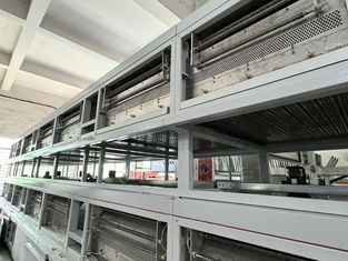 Μηχανή ξήρανσης διπλής στρώσης με κυκλοφορία θερμού αέρα με φυσικό αέριο για 1320 μεταφορέα 144 kW