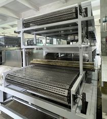 Μηχανή ξήρανσης διπλής στρώσης με κυκλοφορία θερμού αέρα με φυσικό αέριο για 1320 μεταφορέα 144 kW