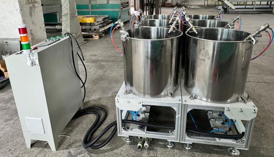 Σύνθετο και πολυλειτουργικό μηχάνημα επικάλυψης περιστροφής για συσκευασία τροφίμων