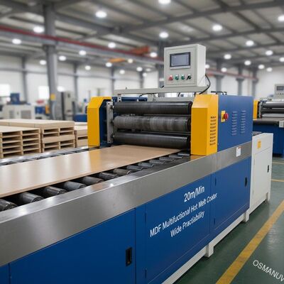 20m/Min MDF πολυσύνθετη καυτή Coater κυλίνδρων λειωμένων μετάλλων ευρεία δυνατότητα πραγματοποίησης