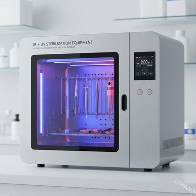 Εξοπλισμός αποστείρωσης IR + UV με ταχεία απολύμανση για ιατρικές συσκευές