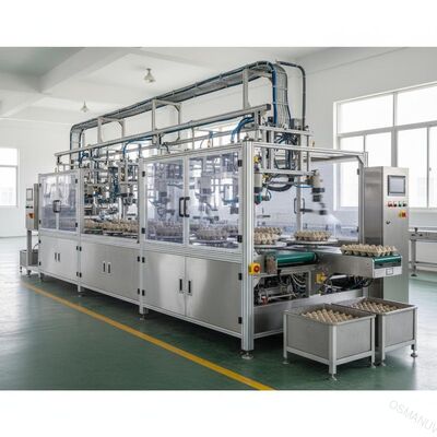 Γραμμή Επίστρωσης Υψηλής Ταχύτητας 24 Σταθμών για Συσκευασία από Χαρτοπολτό