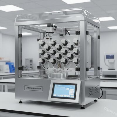 Σύστημα περιστροφικής επίστρωσης 24 θέσεων με έξυπνη ανάκτηση υλικού, προσαρμοσμένο τσοκ, ακροφύσιο για ελάχιστη απώλεια
