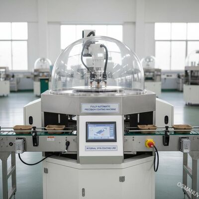 Εσωτερική γραμμή επικαλύψεως σπιν για προϊόντα πολτού - πλήρως αυτόματη μηχανή επικαλύψεως ακριβείας