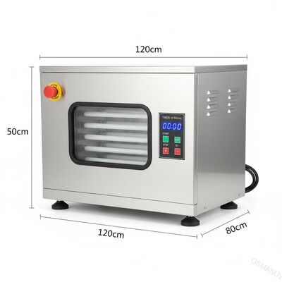 120*80*50cm Μηχανή ακτινοβολίας UV από ανοξείδωτο χάλυβα με εύρος ελέγχου χρονομέτρου 0-99min