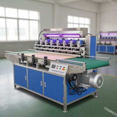 Μηχανή επίστρωσης κυλίνδρων 9KW 850mm ύψους ξύλου Uv με κινητήρα