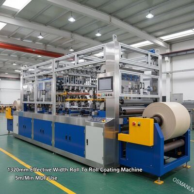 ρόλος πλάτους 1320mm αποτελεσματικός για να κυλήσει MDF μηχανών 5m/Min επιστρώματος τη χρήση
