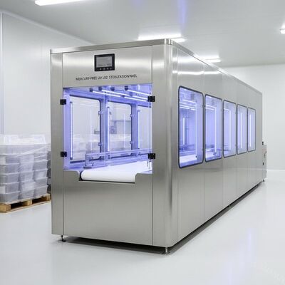 Αποστειρωτική σήραγγα UV LED χωρίς υδράργυρο για γραμμές συσκευασίας τροφίμων