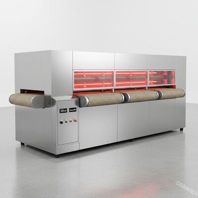50kw υπέρυθρη αποξηραντική μηχανή 3sheets/Min ανοξείδωτου