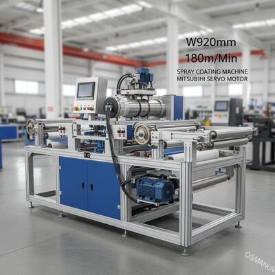 Σερβο μηχανή W920mm 180m/Min της Mitsubishi μηχανών επιστρώματος ψεκασμού