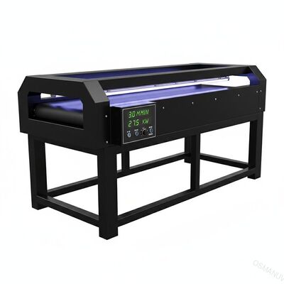 Μαύρη UV μηχανή μεταφορέων 27.5KW 3m/Min με την επίδειξη ταχύτητας των οδηγήσεων