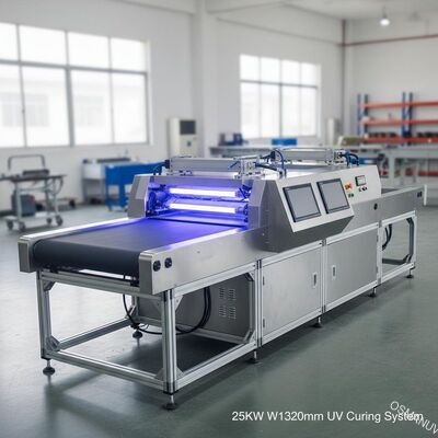25KW W1320mm δύο UV φως λαμπτήρων που θεραπεύει τα συστήματα μεταφορέων μηχανών