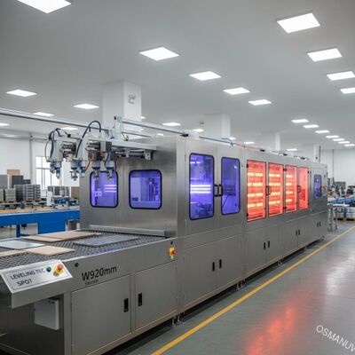 UV υπέρυθρο λεπτό εργοστασίων W920mm 5m μηχανών ξήρανσης μηχανών επιστρώματος ψεκασμού που ισοπεδώνει το σημείο Tec