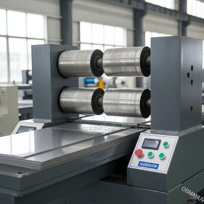 Εξοπλισμός επιστρώματος κυλίνδρων ISO9001 5KW με το πιάτο χάλυβα 1.5mm