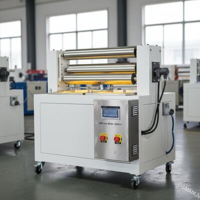 Άσπρο διπλό καυτό Coater 920mm ρόλων λειωμένων μετάλλων εναλλασσόμενου ρεύματος 110v πλάτος Effecive