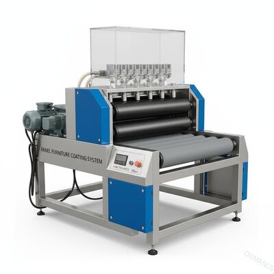 Εναλλασσόμενο ρεύμα 110v 100mm παχύς εξοπλισμός επιστρώματος κυλίνδρων για τα έπιπλα επιτροπής