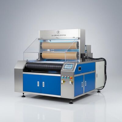 10KW UV μηχανή επιστρώματος κυλίνδρων σιλικόνης για την ψηφιακή τυπωμένη ύλη