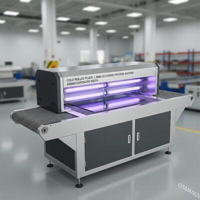 Ελασματοποιημένο εν ψυχρώ πιάτο 1.5mm UV θεραπεύοντας μηχανή 650mm διαδικασίας πλάτος έκθεσης