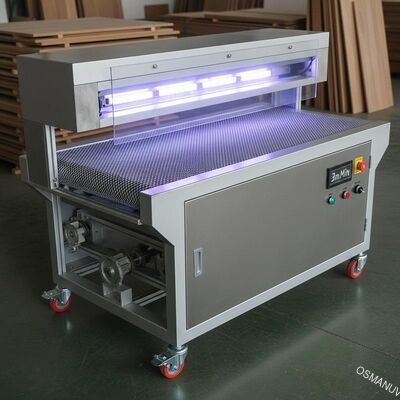 W400mm UV πάτωμα πλάτους πλέγματος μεταφορέων που θεραπεύει τη μηχανή 3m/Min