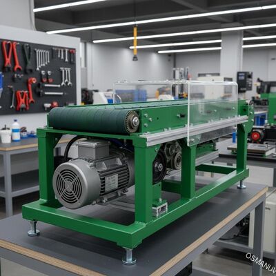 σύγχρονη Cnc πράσινη μηχανή 0.75KW ζωνών μεταφορέων 220V 50HZ