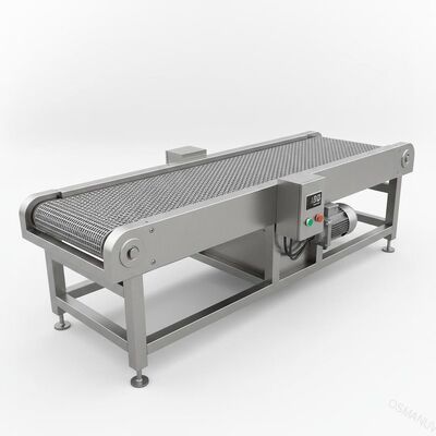 Μηχανή ζωνών μεταφορέων ανοξείδωτου W1320mm 1m/Min/μεταφορέας ζωνών πλέγματος