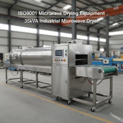 ISO9001 Εξοπλισμός ξήρανσης μικροκυμάτων 35kVA Βιομηχανικός στεγνωτής μικροκυμάτων