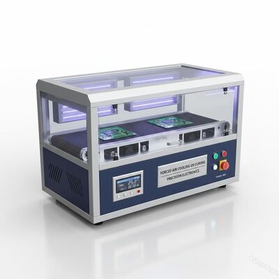 Αναγκασμένος - UV θεραπεύοντας μηχανή 380V αερόψυξης για τα ηλεκτρονικά προϊόντα ακρίβειας