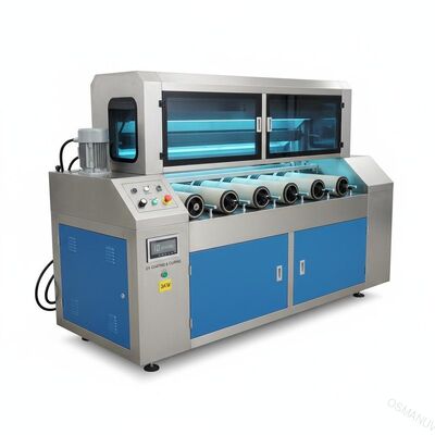 10m/Min UV μηχανή επιστρώματος κυλίνδρων, ντύνοντας 3KW UV και θεραπεύοντας μηχανή