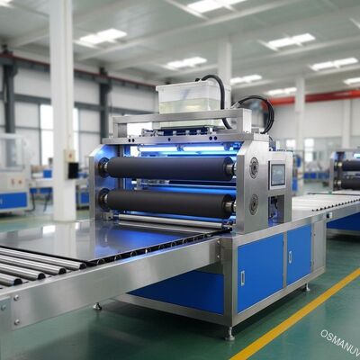 20m/Min χρωματίζοντας τη UV μηχανή 20cm επιστρώματος κυλίνδρων πιάτο χάλυβα