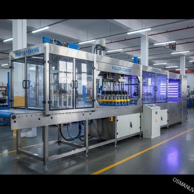 UV Coater κυλίνδρων μεταφορέων PVC/ψεκάζοντας μηχανή χρωμάτων
