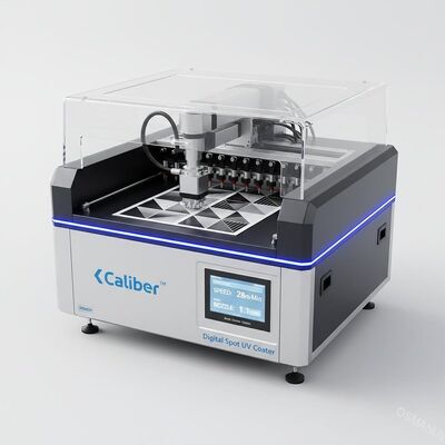 Ψεκασμού πυροβόλων όπλων UV Coater 28m/Min ISO9001 1.1mm σημείων Caliber ψηφιακό