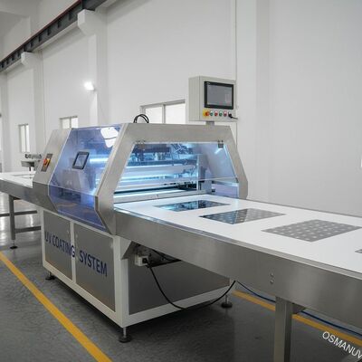 UV εκτύπωσης βερνικιών επιστρώματος μηχανών PVC μεταφορέων σημείων UV εργοστάσιο μηχανών επιστρώματος μηχανών σε μη απευθείας σύνδεση UV