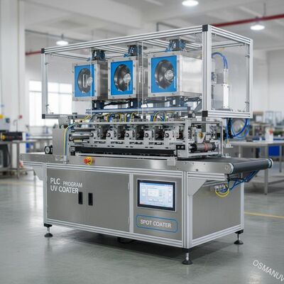 UV Coater σημείων μηχανών επιστρώματος κυλίνδρων προγράμματος PLC