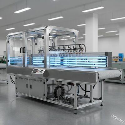 Βερνίκι που ντύνει τη UV μηχανή 2.5m ζωγραφικής μεταφορέας PVC