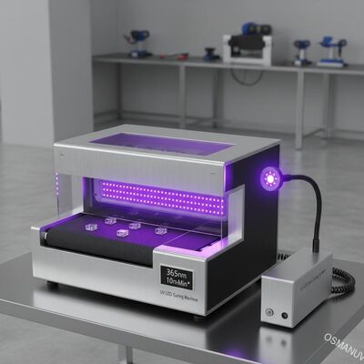 θεραπεύοντας μηχανή των UV οδηγήσεων 365nm 10m/Min, UV οδηγημένο σημείο που θεραπεύει το σύστημα
