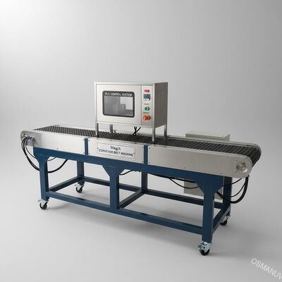 50kg/h ονομασία μηχανή μεταφοράς ζώνης μεταφοράς με έλεγχο PLC