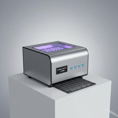 Αποτελεσματική μηχανή στεγνώσεως UV LED Βαθμό στεγνώσεως 5-20mm Περιοχή στεγνώσεως 200mm*200mm
