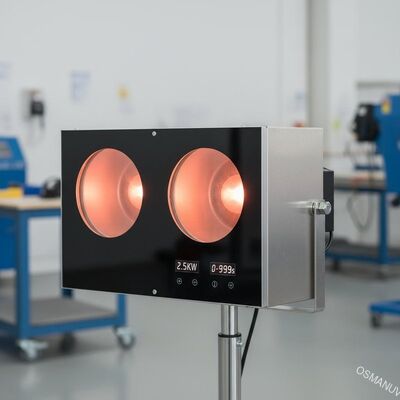 2.5KW κατανάλωση ρεύματος Ενδοκόκκινοι στεγνωτές με χρόνο θέρμανσης 0-999s