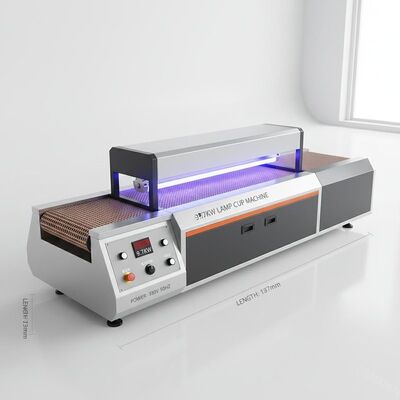 1387mm 9.7KW UV λάμπα μηχανή θεραπείας με 380V 50HZ τάση τροφοδοσίας