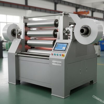 3000KG Ηλεκτρική μηχανή lamination ταινία θέρμανσης 25KW σύστημα ελέγχου PLC