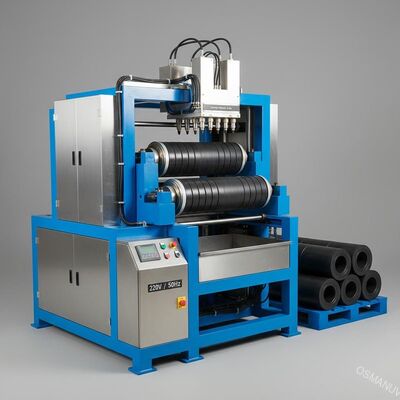 Μηχανή κατασκευής κυλίνδρων μεταφοράς 220V/50Hz με μέγιστο πάχος επικάλυψης 0,2-3 mm