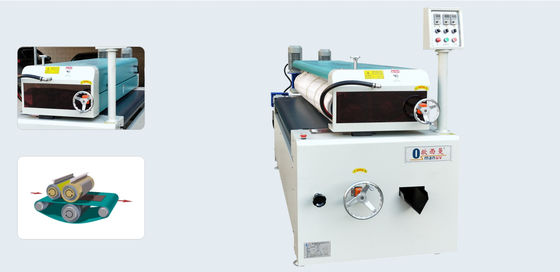 Εξοπλισμός επιστρώματος κυλίνδρων W620mm 3.75KW/UV μηχανή επιστρώματος για το ξύλο