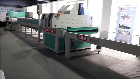 1.5mm χάλυβα πιάτων 2.2KW μεταφορέων ψηφιακό Coater ρόλων σημείων UV αντίστροφο