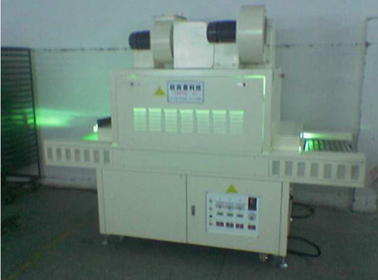 3m/Min διευθετήσιμη UV θεραπεύοντας μηχανή 480mm ύψους πλάτος πλέγματος μεταφορέων